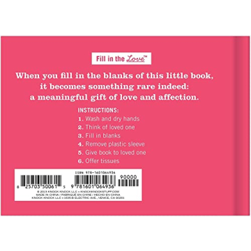 What I Love About You Fill-in-the-Blank Journal