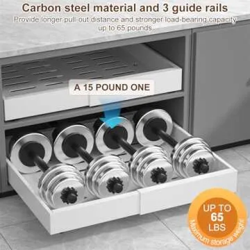 Adjustable Expandable Pull Out Drawer for Cabinets