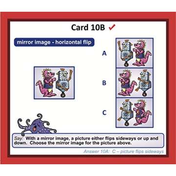 TestingMom.com Gifted Learning Flash Cards – Visual Spatial Concepts for Pre-K – Kindergarten – Educational Practice for The NNAT Test, CogAT Test, OLSAT, WPPSI, and More!