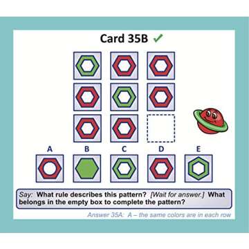 TestingMom.com Gifted Learning Flash Cards – Visual Spatial Concepts for Pre-K – Kindergarten – Educational Practice for The NNAT Test, CogAT Test, OLSAT, WPPSI, and More!