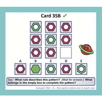 TestingMom.com Gifted Learning Flash Cards – Visual Spatial Concepts for Pre-K – Kindergarten – Educational Practice for The NNAT Test, CogAT Test, OLSAT, WPPSI, and More!