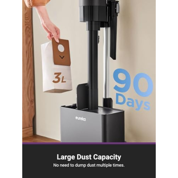 Eureka Cordless Vacuum Cleaner with Clean Station Features
