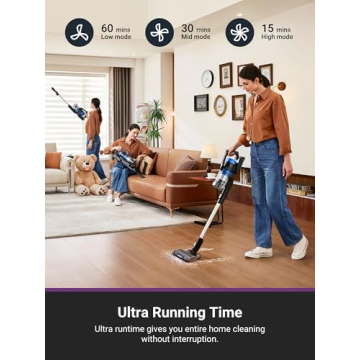 Eureka Cordless Vacuum Cleaner with Clean Station Features