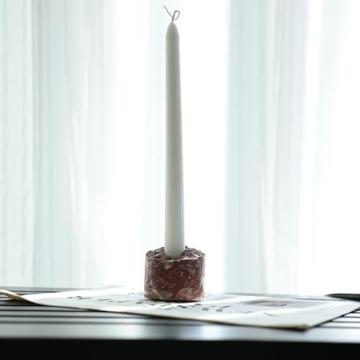 Handmade Travertine Candle Holder for Elegant Decor