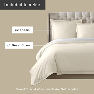 Luxurious Egyptian Cotton Duvet Cover Set for Comfort