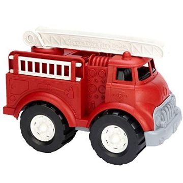 Green Toys Fire Truck - BPA and Phthalates Free for Safe Kids Playtime