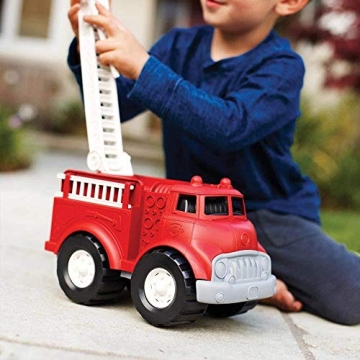 Green Toys Fire Truck - Eco-Friendly Imaginative Play Toy for Kids