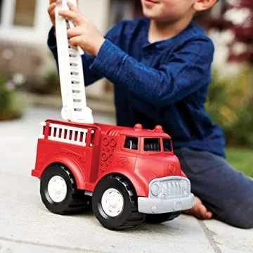 Green Toys Fire Truck - Eco-Friendly Imaginative Play Toy for Kids