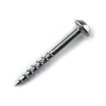 Kreg SML-C150-100 Zinc Pocket Screws, 1 1/2-Inch, #8 Coarse Thread, Maxi-Loc Head (100 Count)