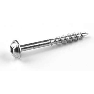 Kreg 1 1/2 Inch Zinc Pocket Screws for Woodworking