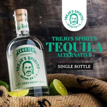 Trejo's Spirits Tequila Alternative - Non-Alcoholic Spirit - Zero Proof, Authentic Flavor, Natural I...