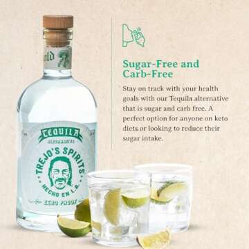 Trejo's Spirits Non-Alcoholic Tequila Alternative - Guilt-Free Taste