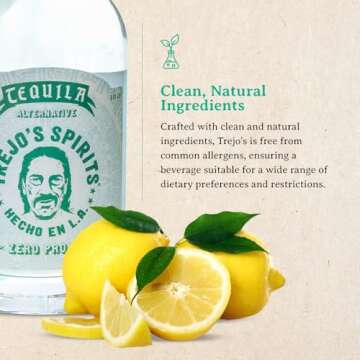 Trejo's Spirits Non-Alcoholic Tequila Alternative - Guilt-Free Taste