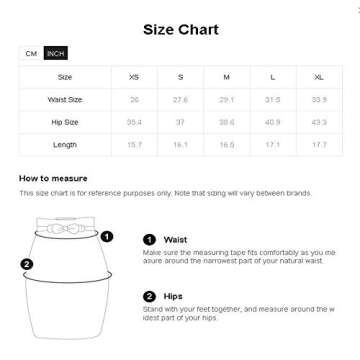 WDIRARA Women's Plaid Skirt High Waist Split Front Zip Up Mini Bodycon Skirt Green&Black XS