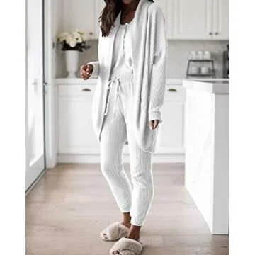 Stylish 3 Piece Women's Lounge Pajamas Sets for Ultimate Comfort