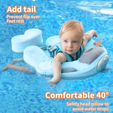 Mambobaby Float: Non-Inflatable Baby Pool Float