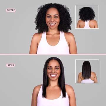 L'ANGE Straight Forward Titanium Flat Iron for All Hair Types