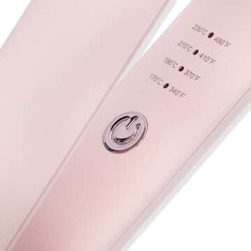 L'ANGE Straight Forward Titanium Flat Iron for All Hair Types