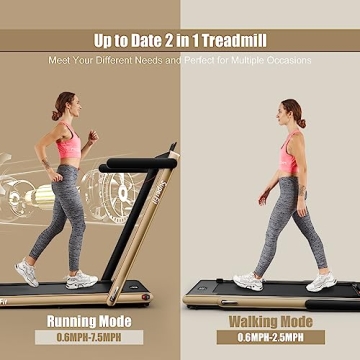 Shop Goplus 2 in 1 Folding Treadmill for Home Office