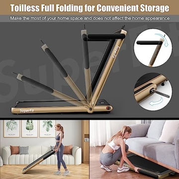 Shop Goplus 2 in 1 Folding Treadmill for Home Office