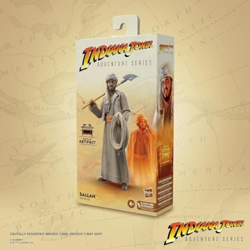 Indiana Jones Sallah Action Figure for Kids and Collectors