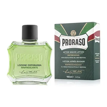 Proraso After Shave Lotion for Men, Refreshing and Toning with Menthol and Eucalyptus Oil, 3.4 Fl Oz...