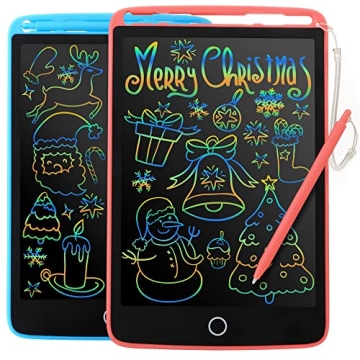 2 Pack LCD Writing Tablet for Kids, 8.5inch Doodle Writing Board Colorful Drawing Board, Kids Travel...