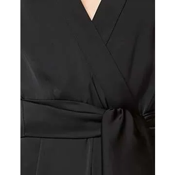 Elegant Truth & Fable Women's Floral Jumpsuit Black