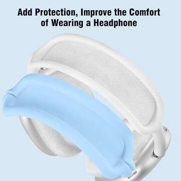 Filoto Sky Blue Case for Airpods Max - Premium Silicone Cover