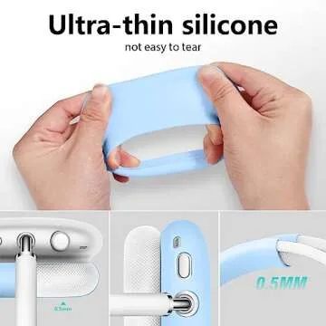 Filoto Sky Blue Case for Airpods Max - Premium Silicone Cover