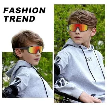 ZHABAO Polarized Sports Sunglasses for Outdoor Activities, UV400 Protection J08