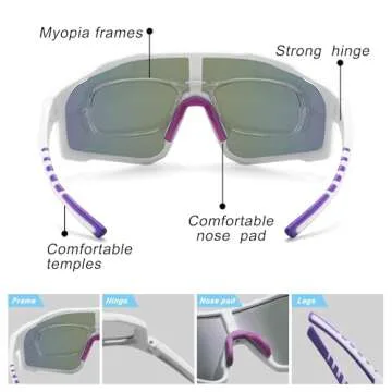 ZHABAO Polarized Sports Sunglasses with UV400 Protection