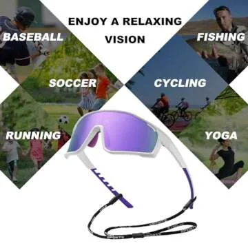 ZHABAO Polarized Sports Sunglasses with UV400 Protection