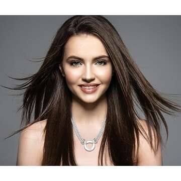 UNY designer Inspired Short Necklace 45cm + 5 cm 3mm Box chain Classic Elegant Vintage Antique Jewelry