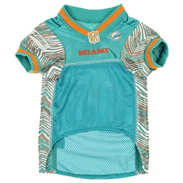 Zubaz NFL Dog Jersey for Miami Dolphins - Large Size