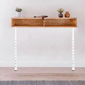 Adjustable Metal Table Leg Set for Home Office DIY