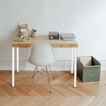 Adjustable Metal Table Leg Set for Home Office DIY