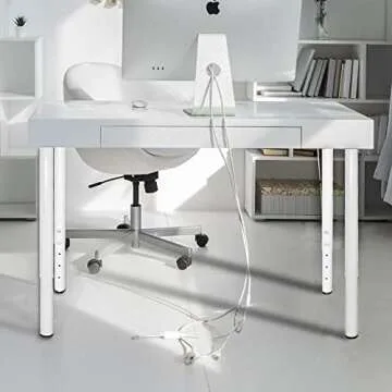 Adjustable Metal Table Leg Set for Home Office DIY
