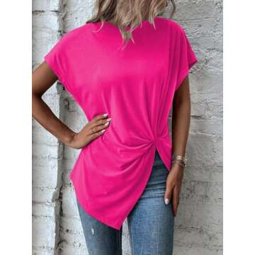 Stylish Twist Knot Top for All Occasions - Remidoo