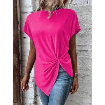 Stylish Twist Knot Top for All Occasions - Remidoo