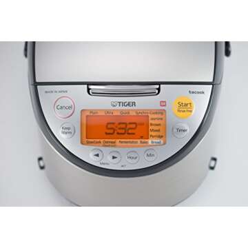 Tiger JKT-S10U-K IH Rice Cooker with Slow Cooking