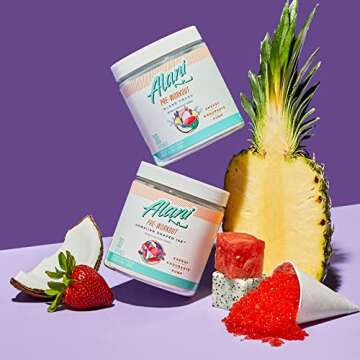 Alani Nu Pre Workout Powder Island Crush, Amino Energy Boost, Endurance Supplement, Sugar Free, 200mg Caffeine, L-Theanine, Beta-Alanine, Citrulline, 30 Servings