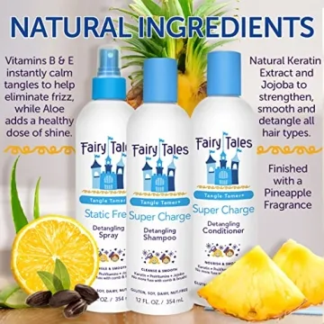 Fairy Tales Tangle Tamer Kid's Detangler Spray - 12 Oz - No Residue