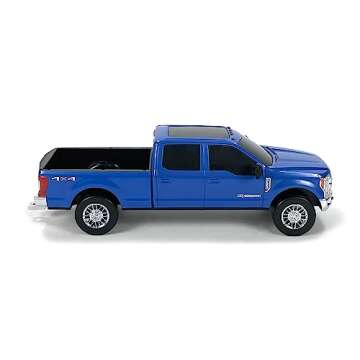 Big Country Toys Realistic Ford® Truck Toy & Trailer Hitch, 1:20 Scale Farm Toys for 3 Year Old Boy...