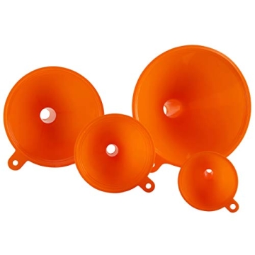 Versatile KarZone Plastic Funnel Set for Every Need