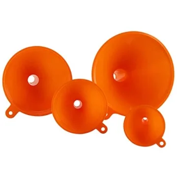 Versatile KarZone Plastic Funnel Set for Every Need