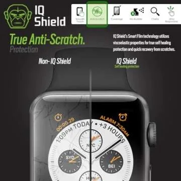 IQShield Screen Protector Compatible with Apple Watch 42mm Series 3/2/1 (6-Pack)(Ultimate) Anti-Bubble Clear TPU Film