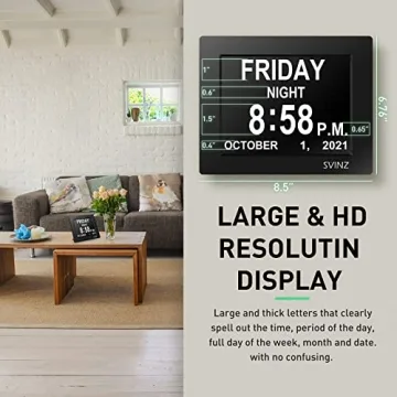 SVINZ Dementia Clock with Ultra Large Display for Seniors