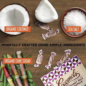 Organic Vegan Cocomels Coconut Milk Caramels - Dairy Free