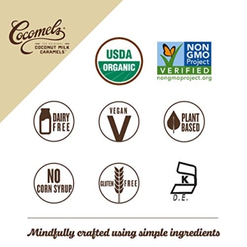 Organic Vegan Cocomels Coconut Milk Caramels - Dairy Free